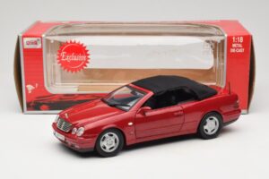 Mercedes CLK A208 カブリオレ レッド Anson 1:18 30338 メタル - 画像 8/8