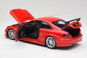 Mercedes CLK DTM AMG C209 マーズレッド Kyosho 1:18 08461R メタル - 画像 5/8