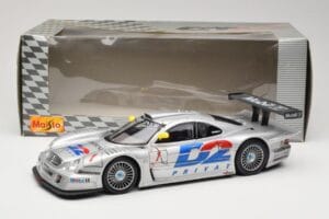 Mercedes CLK LM GT1 #1 AMG Mercedes K. Ludwig / R. Zonta FIA GT Championship 1998 Maisto 1:18 56053 メタル - 画像 8/8