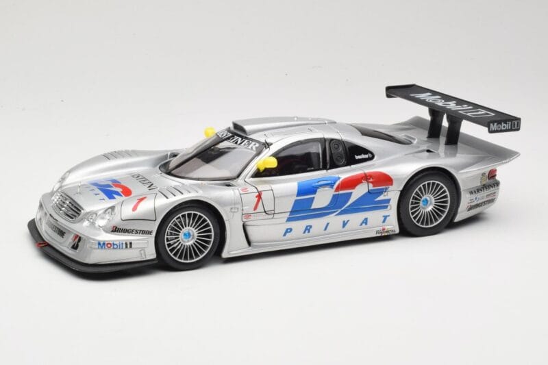 Mercedes CLK LM GT1 #1 AMG Mercedes K. Ludwig / R. Zonta FIA GT Championship 1998 Maisto 1:18 56053 メタル