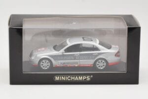Mercedes E-Class W211 #7 Team AutoBild Paris-Beijing 2006 Replacement Box Minichamps 1:43 MB001 メタル - 画像 4/4