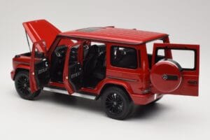 Mercedes G 500 W463 レッド Minichamps 1:18 110037101 メタル - 画像 5/8