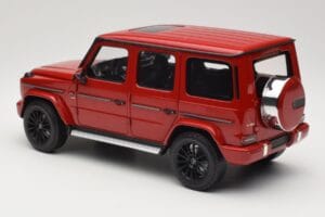 Mercedes G 500 W463 レッド Minichamps 1:18 110037101 メタル - 画像 7/8
