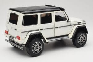 Mercedes G 63 AMG 4x4 Squared Polar White Almost Real 1:18 820203 メタル - 画像 3/8