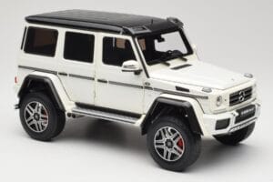Mercedes G 63 AMG 4x4 Squared Polar White Almost Real 1:18 820203 メタル - 画像 6/8