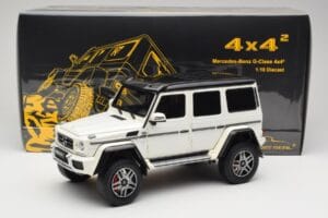 Mercedes G 63 AMG 4x4 Squared Polar White Almost Real 1:18 820203 メタル - 画像 8/8