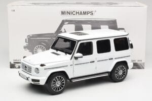 Mercedes G-Class G 500 W463A Diamond White Metallic Minichamps 1:18 113037111 メタル - 画像 8/8