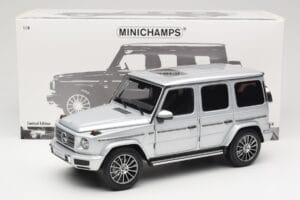 Mercedes G-Class G 500 W463A Iridium Silver Metallic Minichamps 1:18 113037112 メタル - 画像 8/8