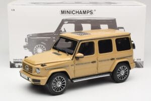 Mercedes G-Class G 500 W463A Solarbeam Yellow Metallic Minichamps 1:18 113037108 メタル - 画像 8/8