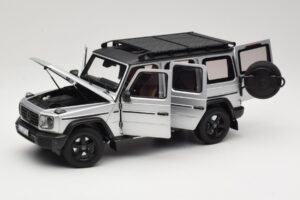 Mercedes G-Class W463 Iridium Silver Norev 1:18 183030 メタル - 画像 2/8