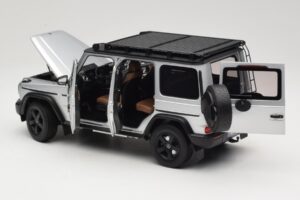 Mercedes G-Class W463 Iridium Silver Norev 1:18 183030 メタル - 画像 5/8
