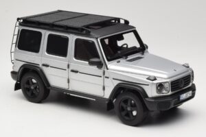 Mercedes G-Class W463 Iridium Silver Norev 1:18 183030 メタル - 画像 6/8