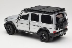 Mercedes G-Class W463 Iridium Silver Norev 1:18 183030 メタル - 画像 7/8