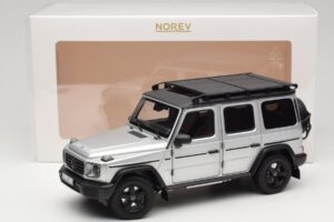 Mercedes G-Class W463 Iridium Silver Norev 1:18 183030 メタル - 画像 8/8