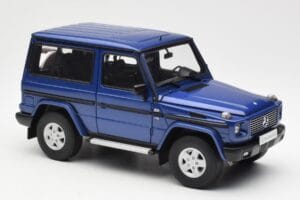 Mercedes G500 W463 SWB ブルー AUTOart 1:18 76114 メタル - 画像 6/8