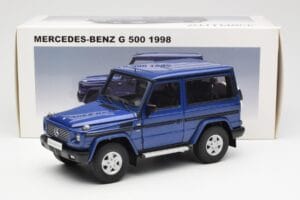 Mercedes G500 W463 SWB ブルー AUTOart 1:18 76114 メタル - 画像 8/8