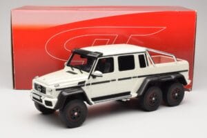 Mercedes AMG G63 6x6 W463 ホワイト GT Spirit 1:18 GT100 レジン - 画像 6/6