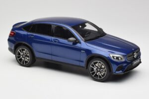 Mercedes AMG GLC 43 クーペ ブリリアントブルー GT Spirit 1:18 B66960468 レジン - 画像 4/6