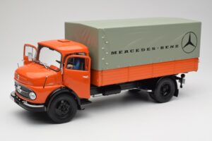 Mercedes L911 オレンジ Schuco 1:18 450044700 メタル - 画像 2/8