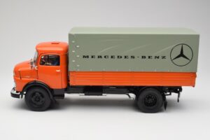Mercedes L911 オレンジ Schuco 1:18 450044700 メタル - 画像 4/8