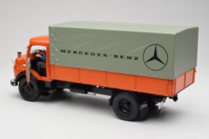 Mercedes L911 オレンジ Schuco 1:18 450044700 メタル - 画像 5/8