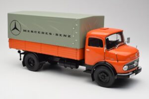 Mercedes L911 オレンジ Schuco 1:18 450044700 メタル - 画像 6/8