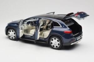 Mercedes Maybach EQS 680 V297 ダークブルー NZG 1:18 B66960593 メタル - 画像 5/8