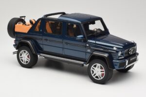 Mercedes Maybach G650 Landaulet ダークブルー GT Spirit 1:18 GT174 レジン - 画像 4/6