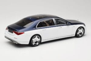 Mercedes Maybach S-Class Z223 Nautical Blue Diamond White Almost Real 1:18 820126 メタル - 画像 3/8