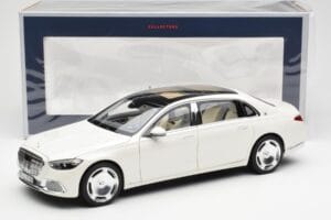 Mercedes Maybach S680 4Matic X223 ダイヤモンドホワイト Norev 1:18 183918 メタル - 画像 8/8