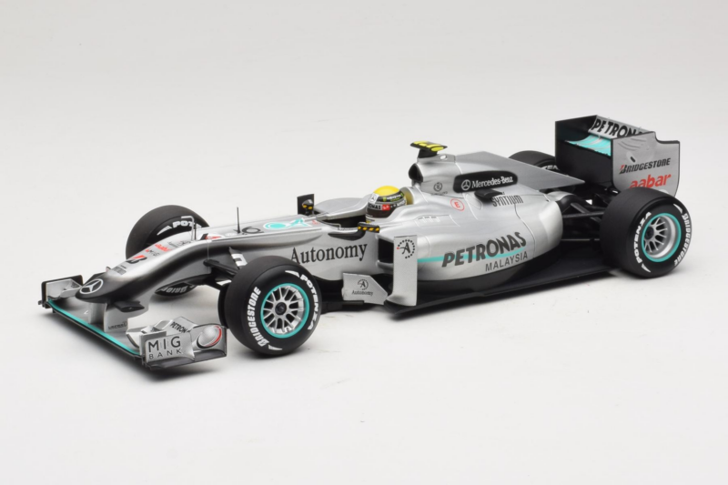 Mercedes MGP W01 #4 N. Rosberg Mercedes GP 2010 Minichamps 1:18 Mercedes MGP W01 #4 N. Rosberg Mercedes GP 2010 Minichamps 1:18 110100004 メタル