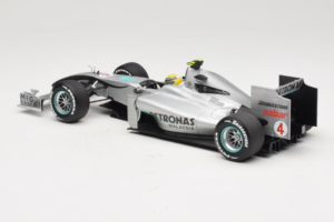 Mercedes MGP W01 #4 N. Rosberg Mercedes GP Showcar 2010 Minichamps 1:18 150100074 メタル - 画像 5/7