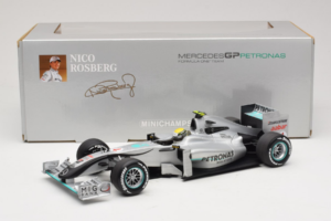 Mercedes MGP W01 #4 N. Rosberg Mercedes GP Showcar 2010 Minichamps 1:18 150100074 メタル - 画像 7/7