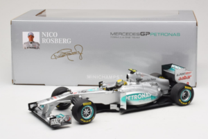 Mercedes MGP W02 #8 N. Rosberg Mercedes GP 2011 Minichamps 1:18 110110008 メタル - 画像 7/7