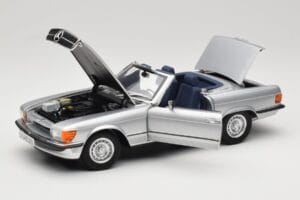 Mercedes R107 380 SL シルバー Norev 1:18 183725 メタル - 画像 2/8