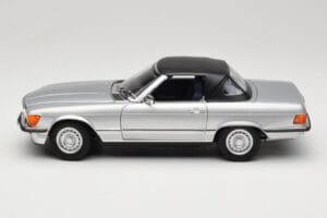 Mercedes R107 380 SL シルバー Norev 1:18 183725 メタル - 画像 4/8