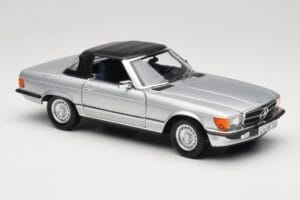 Mercedes R107 380 SL シルバー Norev 1:18 183725 メタル - 画像 6/8