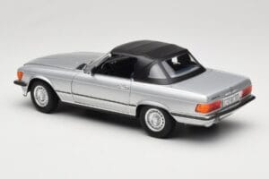 Mercedes R107 380 SL シルバー Norev 1:18 183725 メタル - 画像 7/8