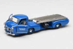 Mercedes Renntransporter Blue Wonder CMC 1:43 M-036K メタル - 画像 2/8