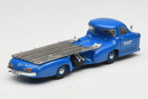 Mercedes Renntransporter Blue Wonder CMC 1:43 M-036K メタル - 画像 3/8