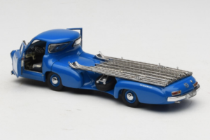 Mercedes Renntransporter Blue Wonder CMC 1:43 M-036K メタル - 画像 5/8