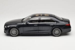 Mercedes S-Class W223 AMG Line Anthracite Blue Norev 1:18 183800 メタル - 画像 4/8