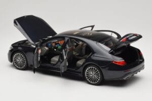 Mercedes S-Class W223 AMG Line Anthracite Blue Norev 1:18 183800 メタル - 画像 5/8