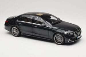 Mercedes S-Class W223 AMG Line Anthracite Blue Norev 1:18 183800 メタル - 画像 6/8