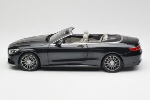 Mercedes S-Class カブリオレ A217 Magnetite ブラック メタリック Norev 1:18 B66960354 メタル - 画像 4/8