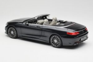 Mercedes S-Class カブリオレ A217 Magnetite ブラック メタリック Norev 1:18 B66960354 メタル - 画像 7/8