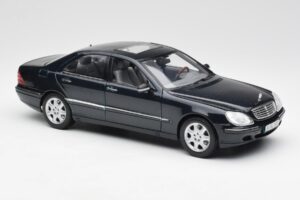 Mercedes S-Class W220 ブルー Maisto 1:18 56051 メタル - 画像 6/8