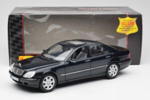 Mercedes S-Class W220 ブルー Maisto 1:18 56051 メタル - 画像 8/8