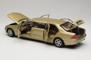 Mercedes S-Class W220 Pullman Gold Metallic Sun Star 1:18 4113 メタル - 画像 5/8