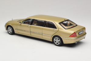 Mercedes S-Class W220 Pullman Gold Metallic Sun Star 1:18 4113 メタル - 画像 7/8